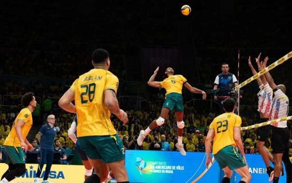 Brasil vence a Argentina, conquista o Sul-Americano invicto e garante vaga nos Jogos Olímpicos de 2028