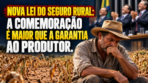 NOVA LEI DO SEGURO RURAL: A COMEMORAÇÃO É MAIOR QUE A GARANTIA AO PRODUTOR