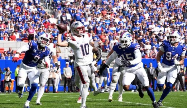 Patriots seguram Josh Allen, vencem Bills e derrubam invencibilidade na NFL