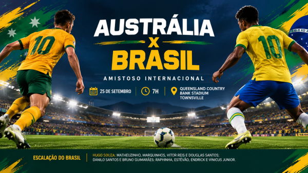 Austrália x Brasil: Seleção inicia novo ciclo sob o comando de Ancelotti