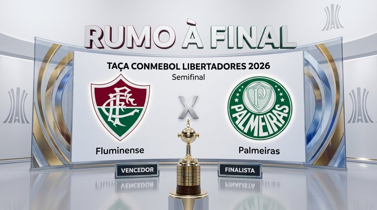 Fluminense e Palmeiras se enfrentam pela semifinal da Libertadores