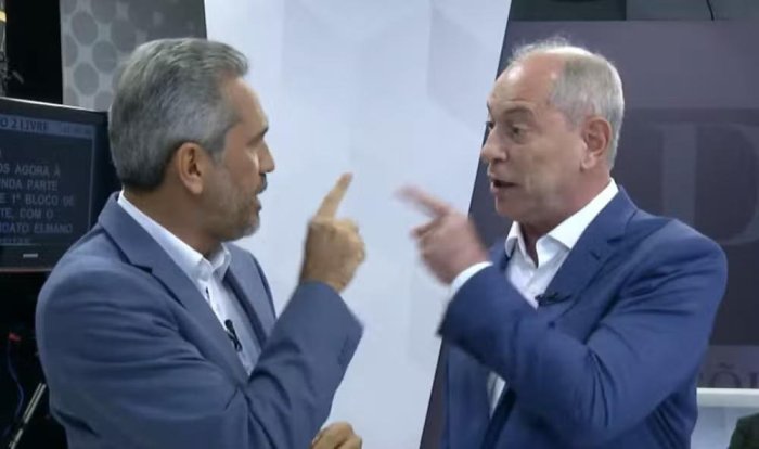 Ciro e Elmano trocam acusações em debate no Ceará