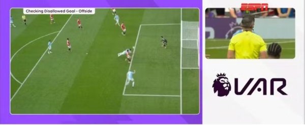 VAR de Manchester United x City é afastado após erro em gol de Haaland
