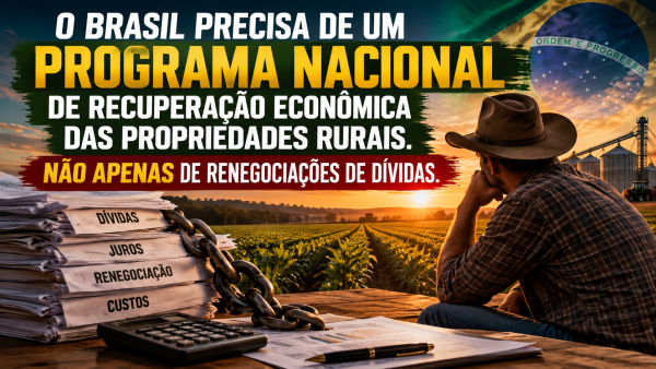 O Brasil Precisa de um Programa Nacional de Recuperação Econômica das Propriedades Rurais. Não Apenas de Renegociações de Dívidas.