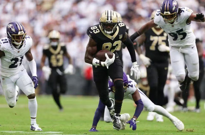 Saints vencem Ravens de virada em jogo emocionante pela NFL