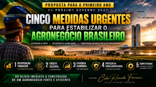 AGENDA DE PRIORIDADES 2027 - Cinco Medidas Urgentes para Estabilizar o Agronegócio Brasileiro