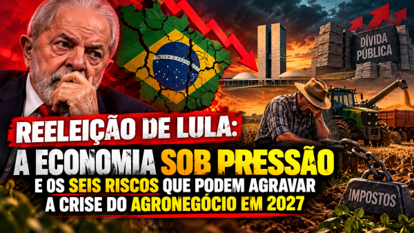 REELEIÇÃO DE LULA: A ECONOMIA SOB PRESSÃO E OS SEIS RISCOS QUE PODEM AGRAVAR A CRISE DO AGRONEGÓCIO EM 2027