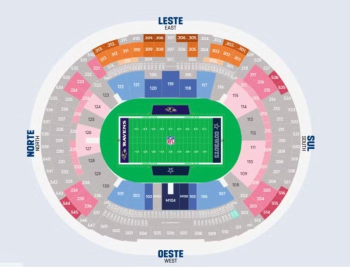 NFL no Maracanã ainda tem ingressos à venda para duelo entre Ravens e Cowboys
