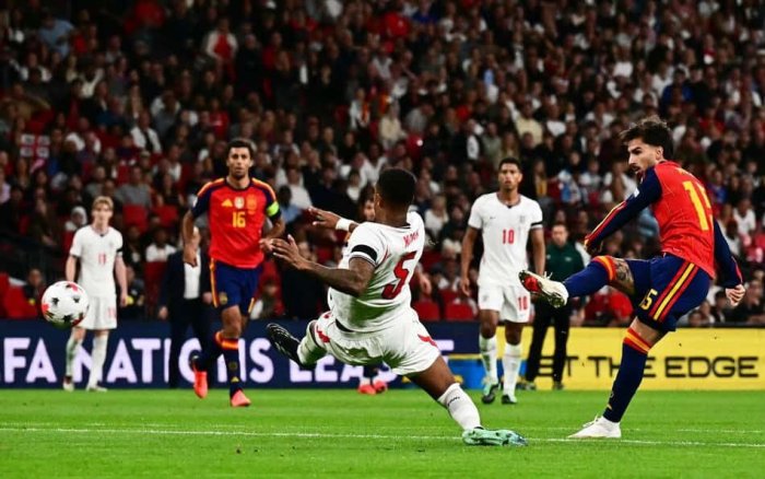 Espanha vence Inglaterra em jogo de cinco gols na estreia da Nations League