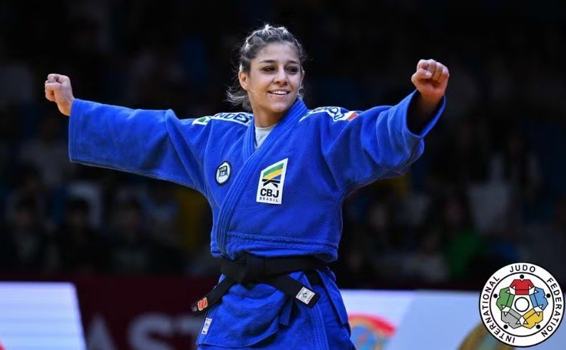 Sarah Souza conquista bronze com ippon no último segundo no Grand Slam de Budapeste