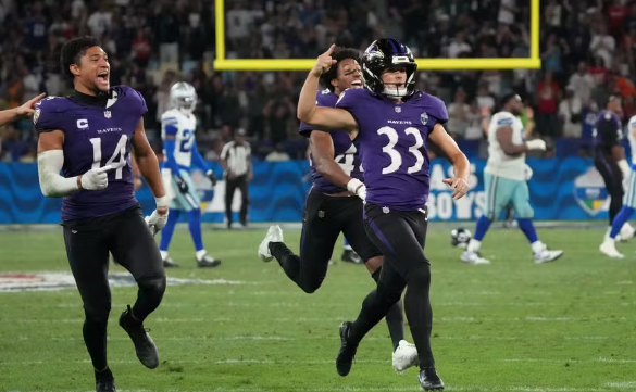Ravens vencem Cowboys com field goal heroico no último segundo no Maracanã