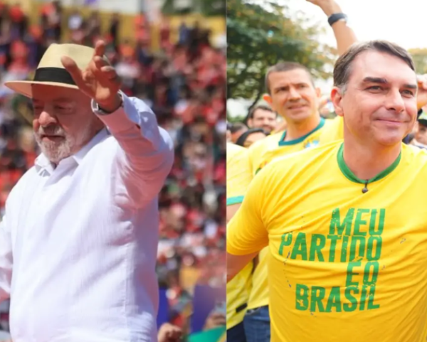 Lula e Flávio Bolsonaro aparecem empatados em eventual 2º turno, diz pesquisa