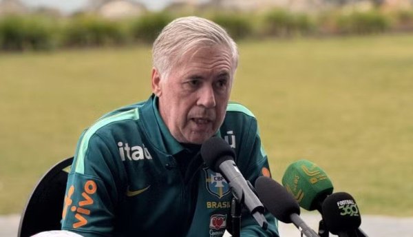 Ancelotti confirma ataque com Vini Jr., Endrick e Estêvão contra a Austrália