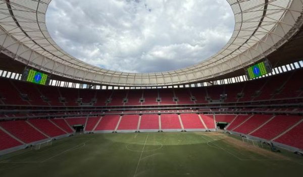 Mané Garrincha terá troca completa do gramado antes da Copa do Mundo Feminina