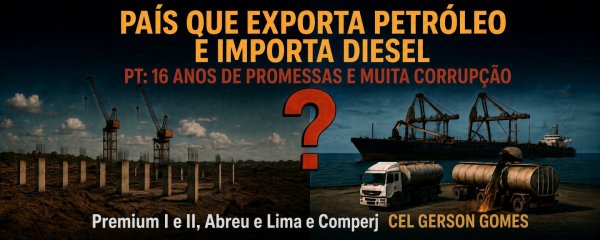 O Brasil que exporta petróleo e importa diesel: a herança das refinarias que nunca saíram do papel