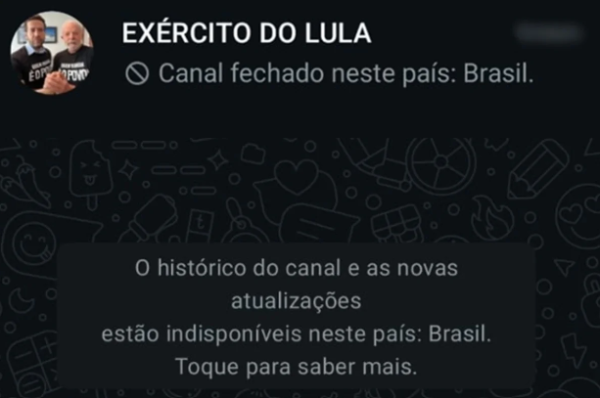 Canal “Exército do Lula” sai do ar após decisão de Nunes Marques