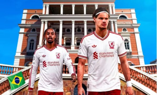 Liverpool usa Teatro Amazonas em arte da Champions e resgata ligação histórica com Manaus