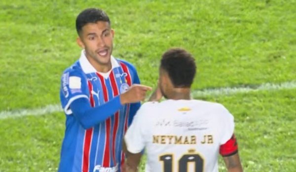 Neymar detona Rodrigo Nestor após expulsão contra o Bahia: “Foi safado”