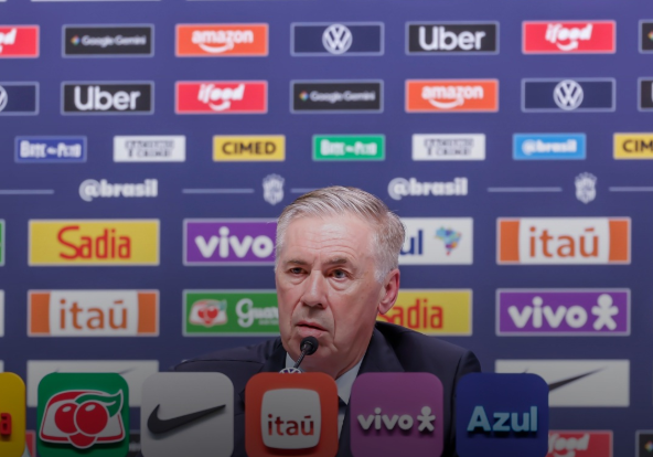 Ancelotti convoca Seleção Brasileira no dia 9 para amistosos