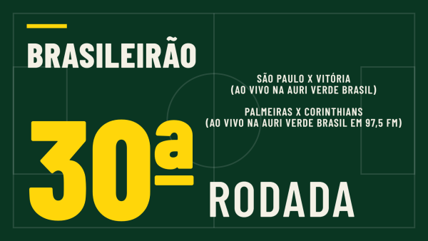 Classicos são destaques da 30ª rodada do Brasileirão