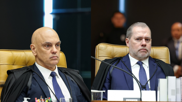 Pesquisa Atlas aponta que 60,5% defendem impeachment imediato de Toffoli e 49,8%, de Moraes