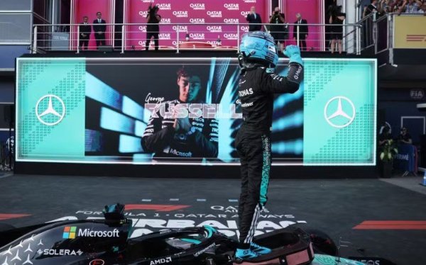Russell segura Verstappen no fim e vence GP do Azerbaijão; Bortoleto termina em 13º