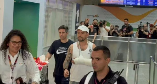 Arrascaeta chega ao Rio para cirurgia após lesão pela seleção uruguaia