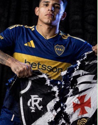 Meia do Boca Juniors provoca Thiago Mendes e publica montagem rasgando escudo do Vasco após classificação
