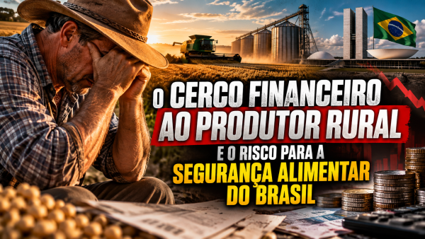 ALERTA VERMELHO: O CERCO FINANCEIRO AO PRODUTOR RURAL E O RISCO PARA A SEGURANÇA ALIMENTAR DO BRASIL