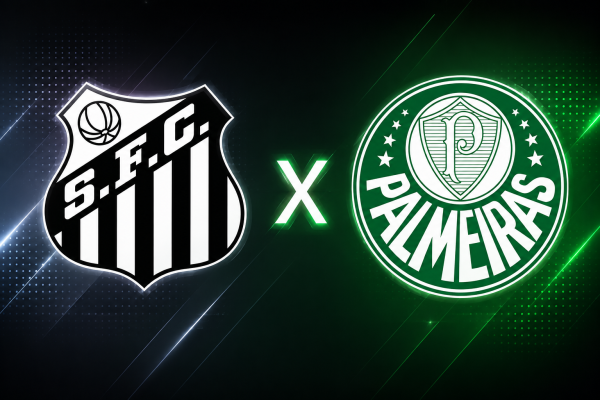 Santos e Palmeiras fazem clássico decisivo por vaga na semifinal da Copa do Brasil