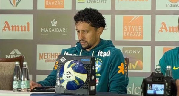Marquinhos se impressiona com recepção na Índia e fala em reconquistar confiança na Seleção