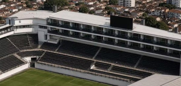 Santos avança em reforma na Vila Belmiro após recorde de público e projeta nova capacidade